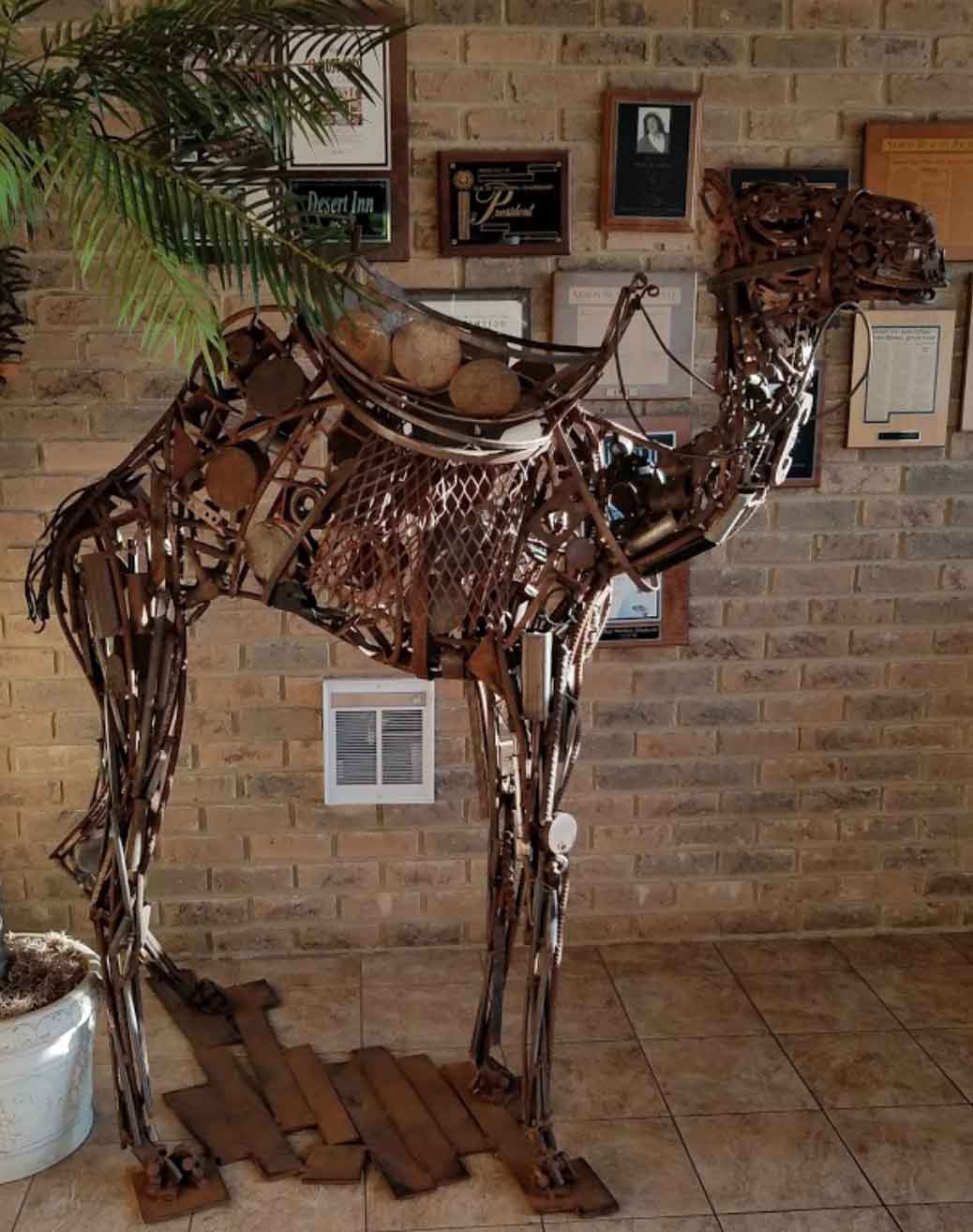 Camel Decoration at The Desert Inn in Canton, OH.